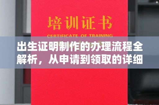 子长出生证明制作的办理流程全解析，从申请到领取的详细指南